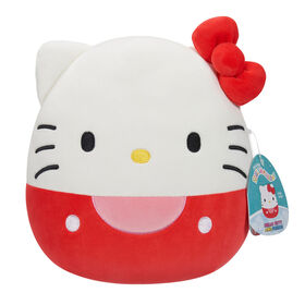 Squishmallows 8" - Sanrio Core:  Hello Kitty with Red Suit