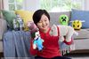 Minecraft Steve Plush Toy, 8-inch Collectible Soft Doll Inspired by A Minecraft Movie