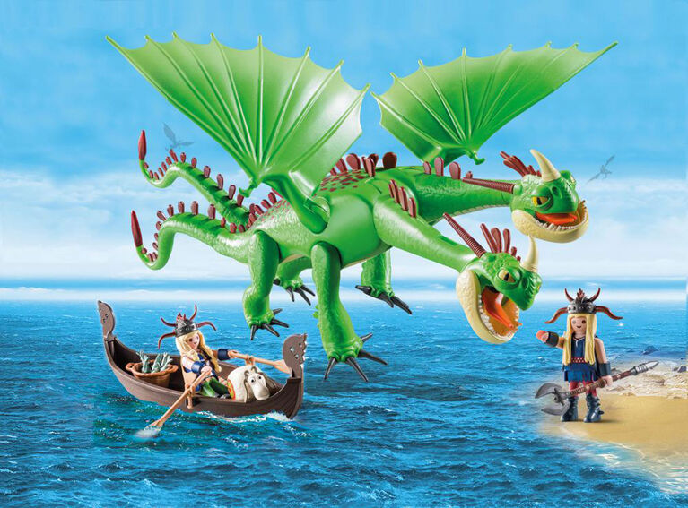 Playmobil - How To Train Your Dragon - Ruffnut and Tuffnut with Barf and Belch