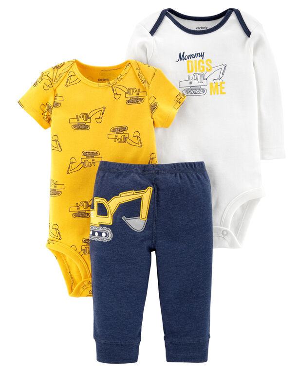 Carter's 3-Piece Set - Yellow, 12 Months