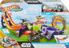 Hot Wheels RacerVerse Star Wars Track Set with 2 Racers Inspired by Star Wars: Grogu & the Mandolorian
