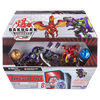 Bakugan Baku-Gear, Coffret de 4 personnages, Trox Ultra avec équipement Baku-Gear et Pegatrix Ultra, Figurines articulées à collectionner