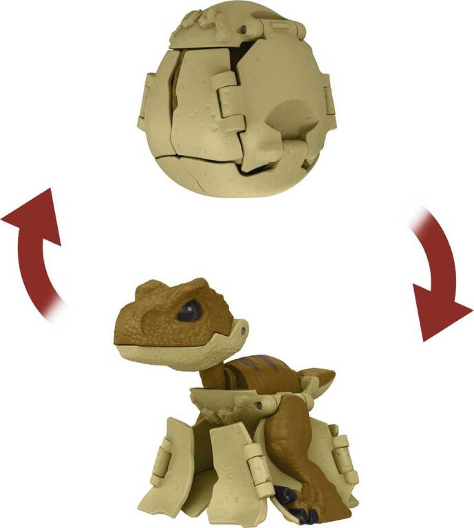 JW - Transformation F&eacute;roce - &Eacute;closions cach&eacute;es - oeuf en dinosaure