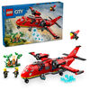 Ensemble de construction LEGO City L'avion de sauvetage des pompiers 60413