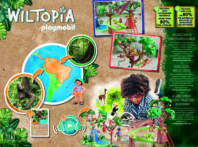 Playmobil - Wiltopia - Aire de jeu de la jungle