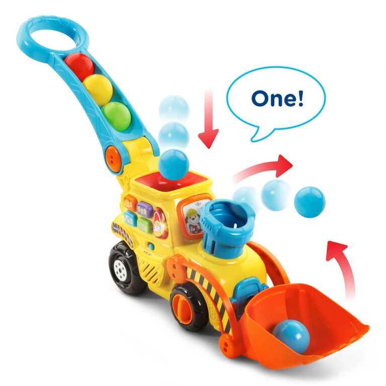 VTech Pop-a-Balls Push & Pop Bulldozer - English Edition