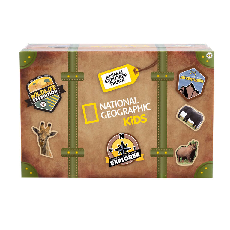 National Geographic Kids Safari Time Dress Up Trunk, 17 pieces - English Edition