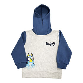 Bluey - Hoodie -  Grey Heather & Blue - Size 2T - Toys R Us Exclusive