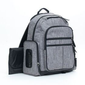 Sac a couches avec bretelles Places & Spaces de Baby Boom - Gris