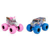 Monster Jam, Official Sparkle Smash Vs. Ice Cream Man Color-Changing Die-Cast Monster Trucks, 1:64 Scale