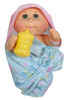Cabbage Patch Kids First Cuddles Newborn - 11 inch doll with Teal Blanket - English Edition