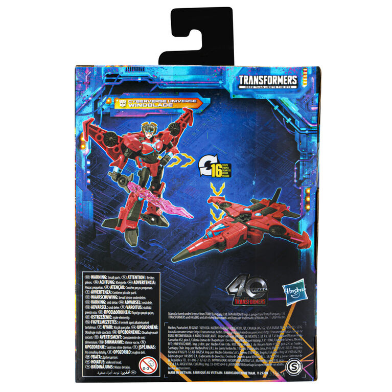 Transformers Legacy United Deluxe Class Cyberverse Universe Windblade Action Figure