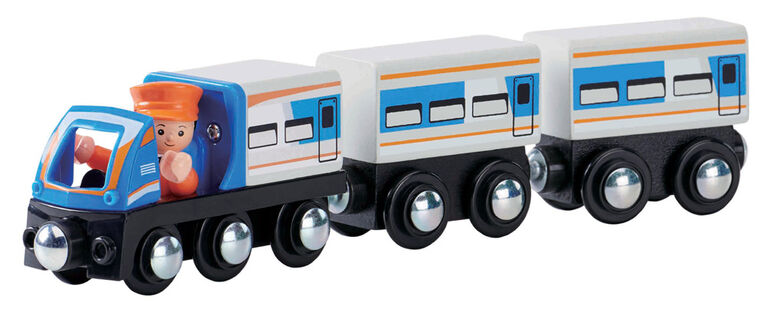 Imaginarium Express - Ensemble Train et figurine articulée - Train à grande vitesse