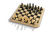 Pavilion - Jeux Classiques Jeu d'échecs et de dames en bois