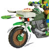 Teenage Mutant Ninja Turtles: Mutant Mayhem Ninja Kick Cycle with Exclusive Leonardo Figure