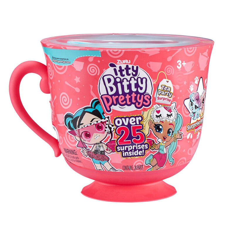Itty Bitty Prettys Tea Party Teacup Dolls Playset (With Over 25 Surprises!) by Zuru