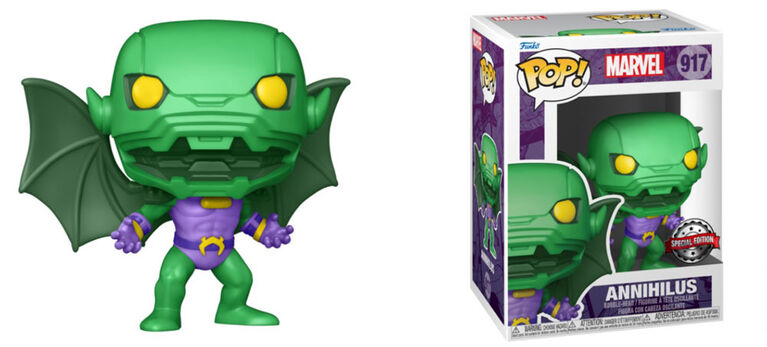 Figurine en Vinyle Annihilus Annihilus avec baguette magique par Funko POP! Marvel - Notre exclusivité