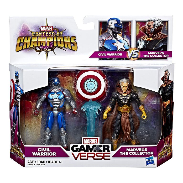 Marvel Gamerverse Marvel: Contest of Champions Marvel's The Collector vs. Civil Warrior 2-pack