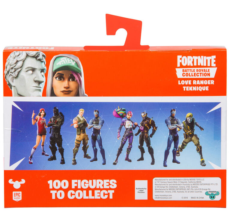 Collection Fortnite Battle Royale : Duo pack - Love Ranger & Teknique (Voleur de coeur & Graffeuse).