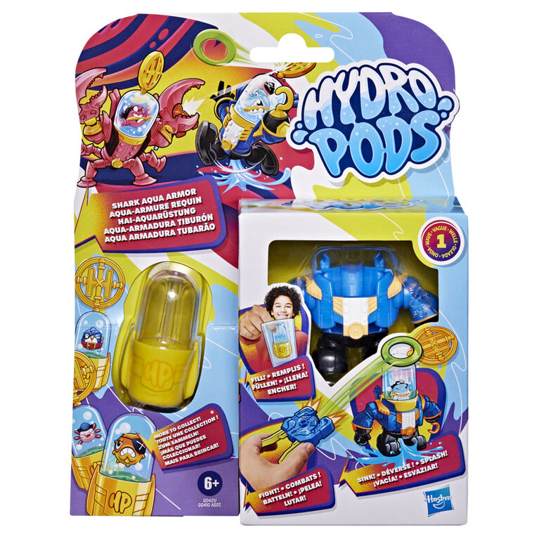 Hydro Pods, Aqua-armure requin, set de combat d'armure robot