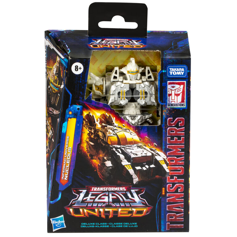 Transformers Generations Legacy United, figurine Infernac Universe Nucleous classe Deluxe