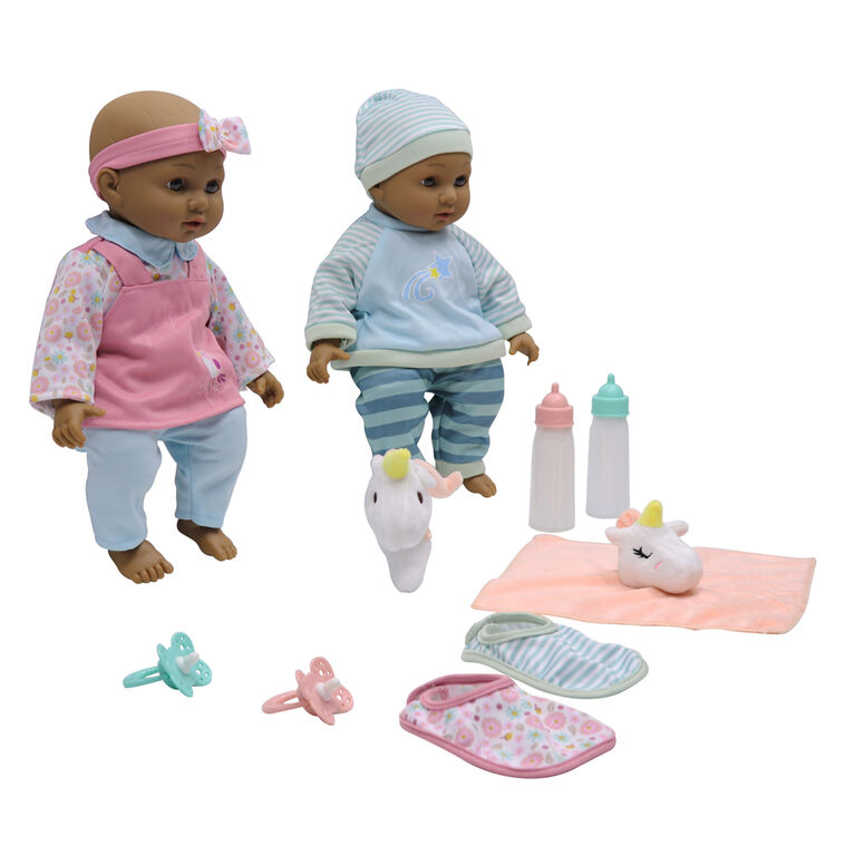 You & Me-14" Twins Baby Set - R Exclusive