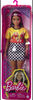 Poupée Barbie Fashionistas179, Crop Top à Flammes, Jupe à Carreaux, Baskets et Lunettes de Soleil