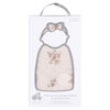 Just Born  - 2 piece Swaddle Blanket+Headband Pink Floral