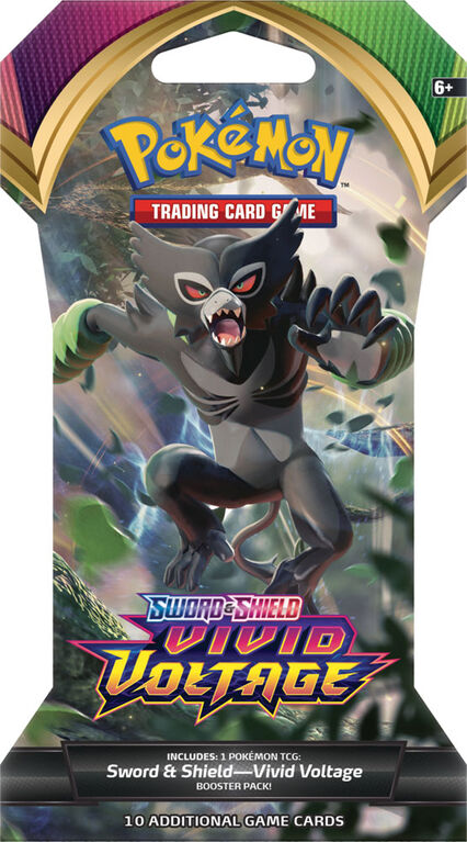 Booster et protège-cartes Pokémon - Épée et Bouclier, Voltage Éclatant - Édition anglaise