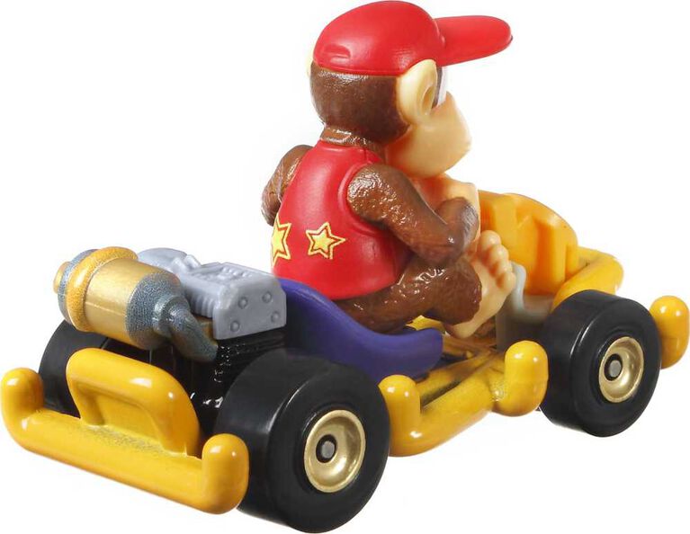 Hot Wheels Mario Kart Diddy Kong Pipe Frame Vehicle