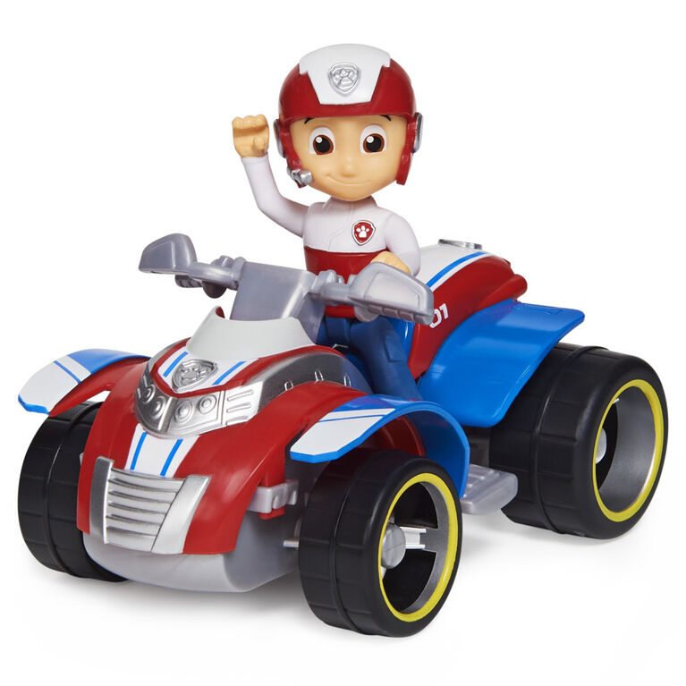 PAW Patrol, Rescue ATV de Ryder avec figurine à collectionner