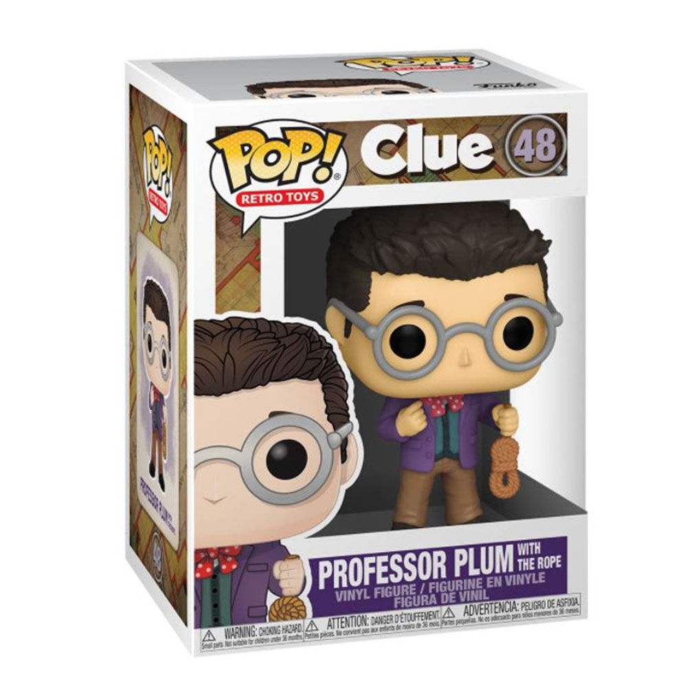 Funko Pop! Retro Toys: Clue - Professor Plum with The Rope