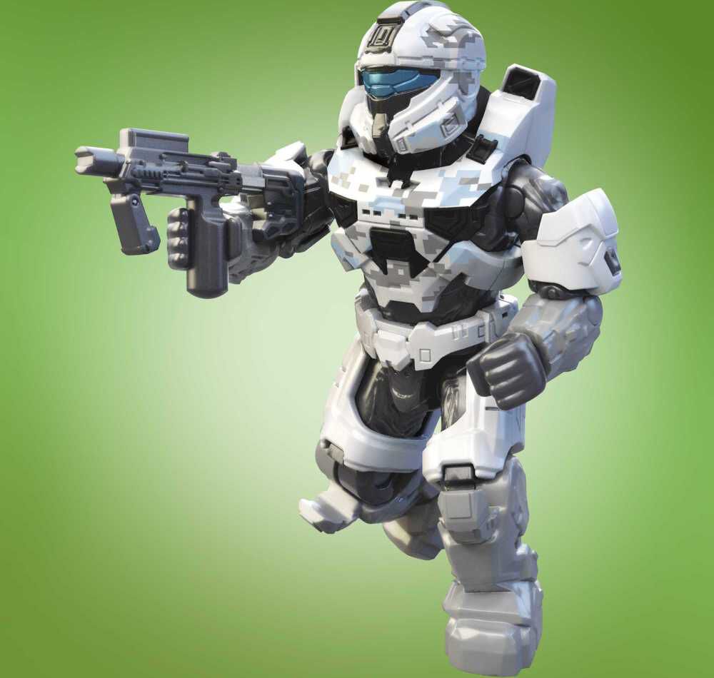 Mega Halo Heroes Series 14 Spartan Trailblazer Micro Action Figure