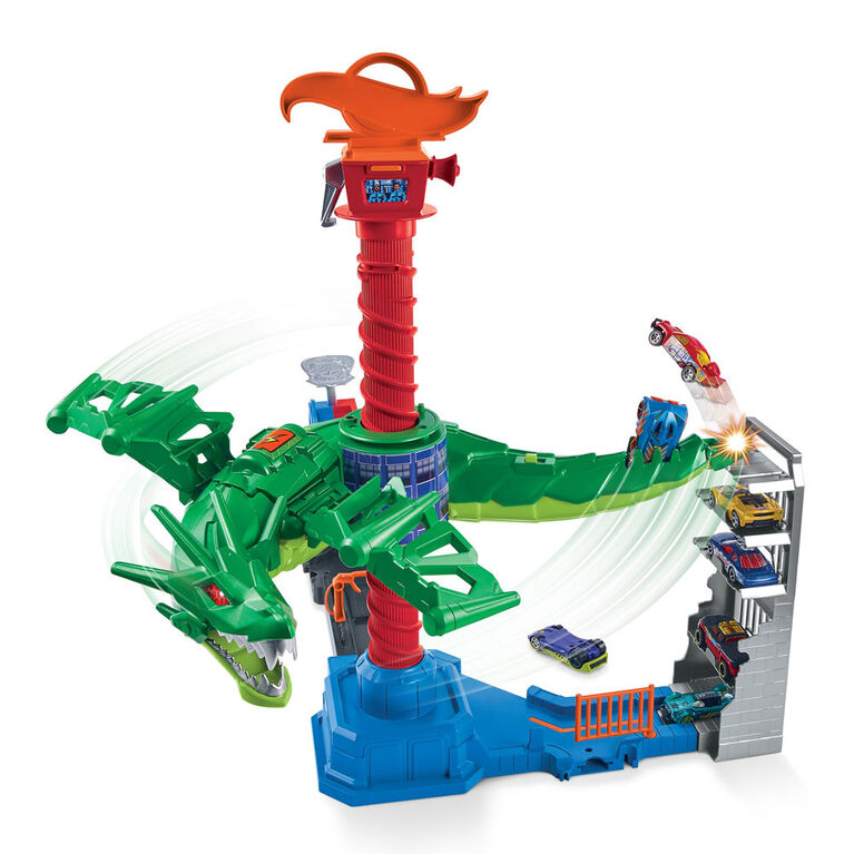 Hot Wheels Air Attack Dragon Playset