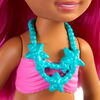 Barbie Dreamtopia Chelsea Mermaid Doll, 6.5-inch with Pink Hair and Tail