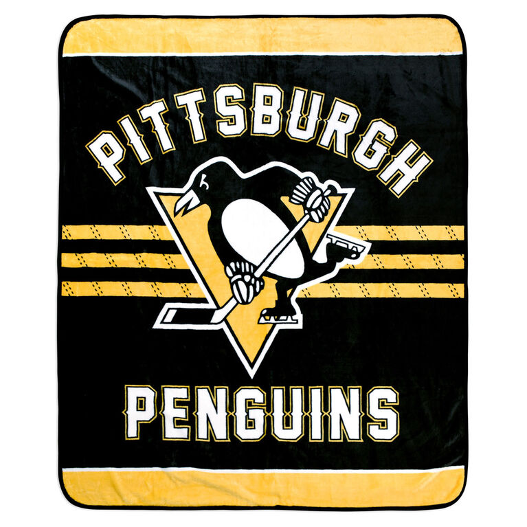 NHL Luxury Velour Blanket - Pittsburgh Penguins | Toys R Us Canada