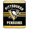 NHL Luxury Velour Blanket - Pittsburgh Penguins