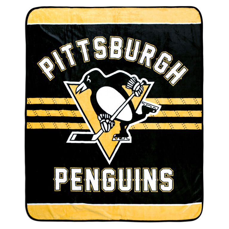 Couverture de velours luxe LNH - Pittsburgh Penguins