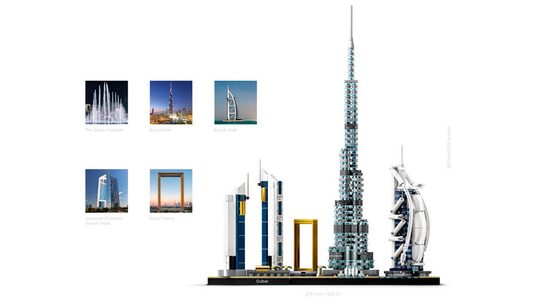 LEGO Architecture Dubaï 21052 (740 pièces)