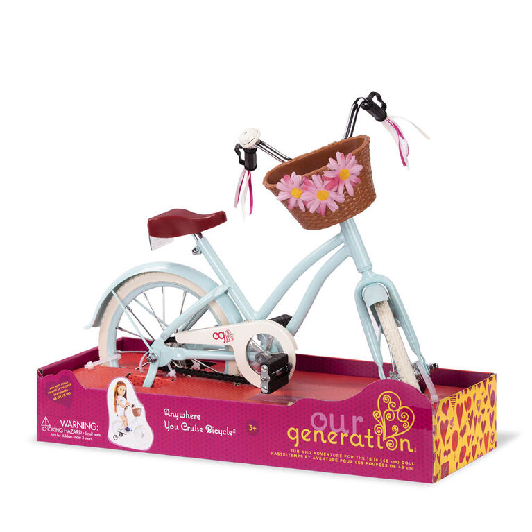 Our Generation, Anywhere You Cruise Bicycle Accessory for 18-inch Dolls