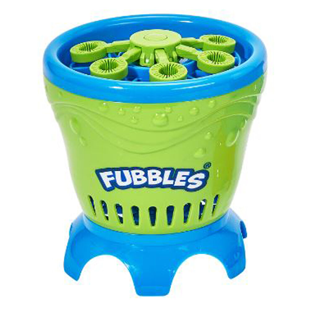 Green Little Kids Fubbles Blow Tons of Sky High Bubbles Party Machine for Kids & Includes Bubble Solution 