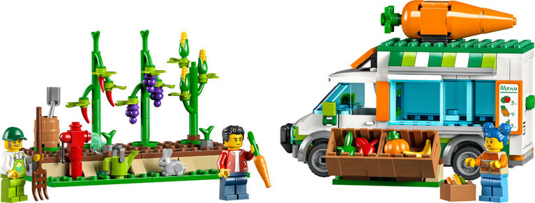 LEGO City La camionnette du marché fermier 60345 Ensemble de construction (310 pièces)