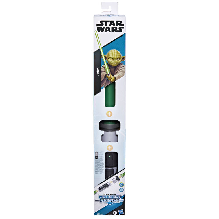 Star Wars Lightsaber Forge Yoda, Green Customizable Electronic Lightsaber, Star Wars Toys for Kids