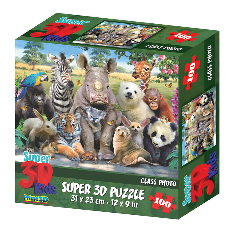 Howard Robinson Exotic Wildlife 100 Piece Super 3D Puzzle