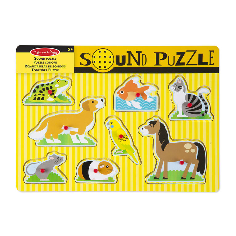 Melissa & Doug Animals Sound Puzzle - Styles May Vary