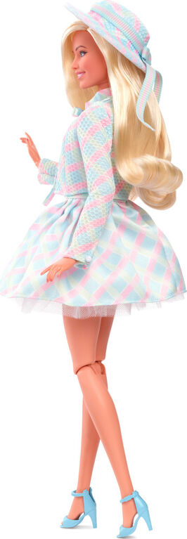 Barbie The Movie Collectible Doll, Margot Robbie as Barbie in Plaid Matching Set