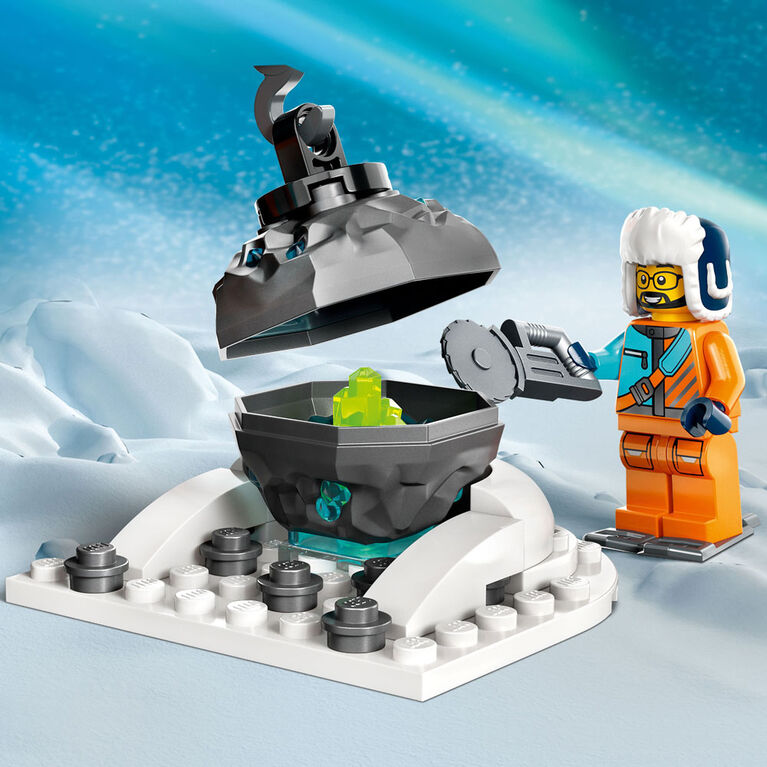 LEGO City Arctic Explorer Truck and Mobile Lab 60378 Building Toy Set (489 Pieces)