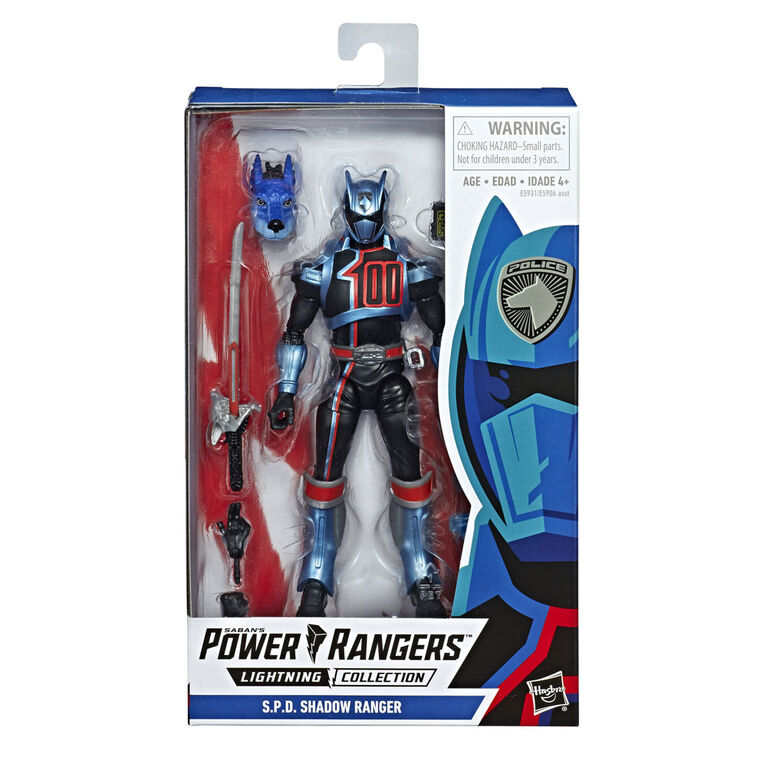 Power Rangers Lightning Collection 6-Inch Power Rangers S.P.D. Shadow Ranger Collectible Action Figure