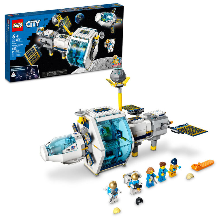 LEGO City Lunar Space Station 60349 Building Kit (500 Pieces)