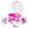 Twisty Petz, Series 2 Babies 4 Pack, Kitties & Ponies Collectible Bracelet & Case (Pink).